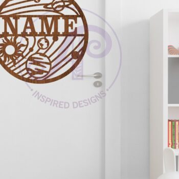 Intra απο ξύλο plywood 3mm-4mm πάχος – Όνομα ηλιακού συστήματος Wall Art Sign, Δίασταση  40x30 cm INTRAFABR-113412140 - Image 3