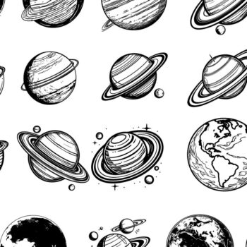 Intra απο ξύλο plywood 3mm-4mm πάχος – Πακέτο σιλουέτας ηλιακού συστήματος Png Δίασταση 20x20 cm INTRAFABR-121260972 - Image 3