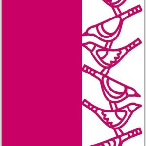 Intra απο ξύλο plywood 3mm-4mm πάχος – Song Birds Lace Edge Card Δίασταση  20x20 cm INTRAFABR-35012860