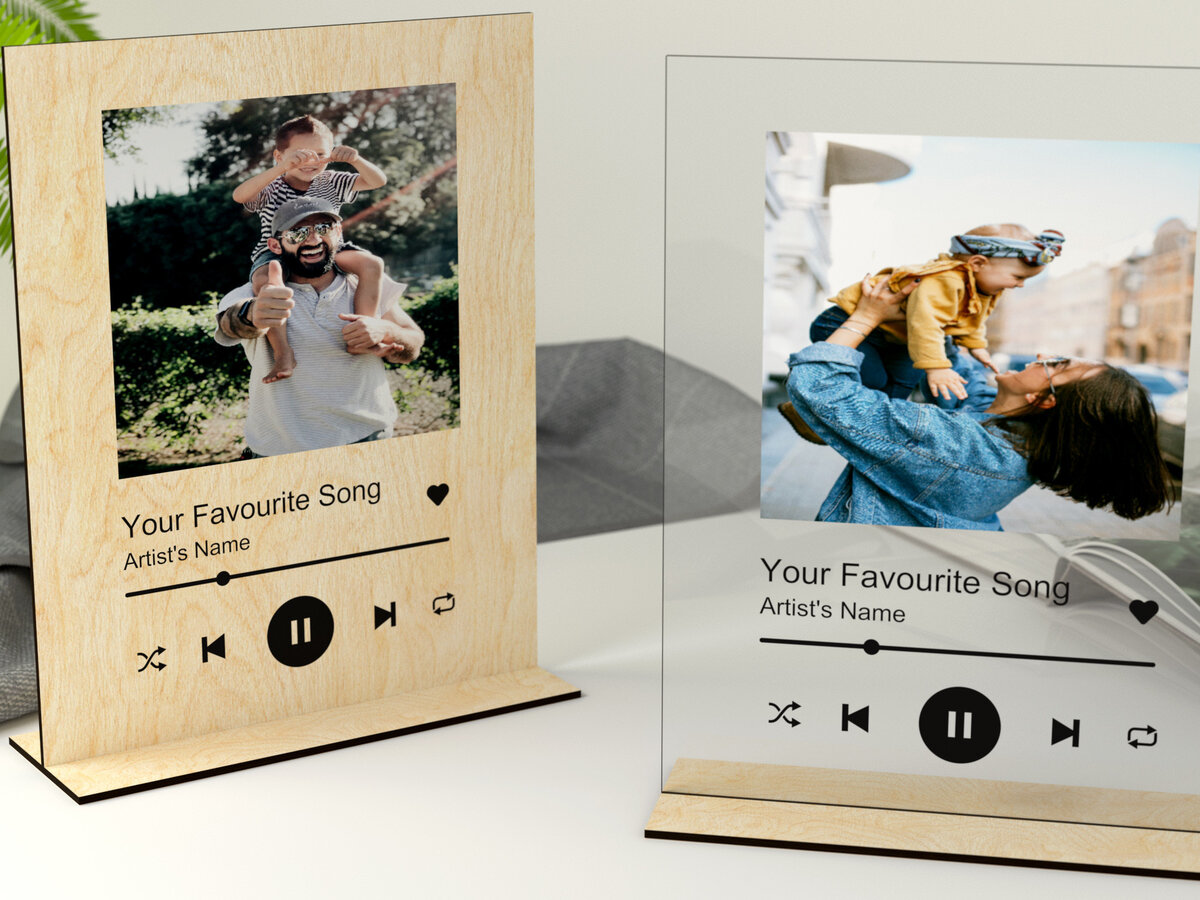 Intra απο ξύλο plywood 3mm-4mm πάχος – Πλακέτα τραγουδιού με βάση Δίασταση  20x20 cm INTRAFABR-27408145