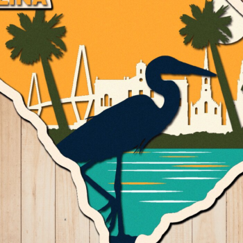 Intra απο ξύλο plywood 3mm-4mm πάχος – South Carolina, 3D File Δίασταση 20x20 cm INTRAFABR-33236660 - Image 1