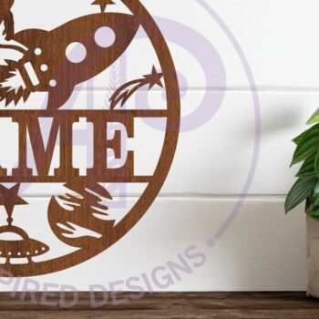 Intra απο ξύλο plywood 3mm-4mm πάχος – Space Name Sign Δίασταση 40x30 cm INTRAFABR-67420895 - Image 1