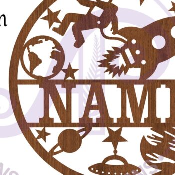 Intra απο ξύλο plywood 3mm-4mm πάχος – Space Name Sign Δίασταση 40x30 cm INTRAFABR-67420895 - Image 4