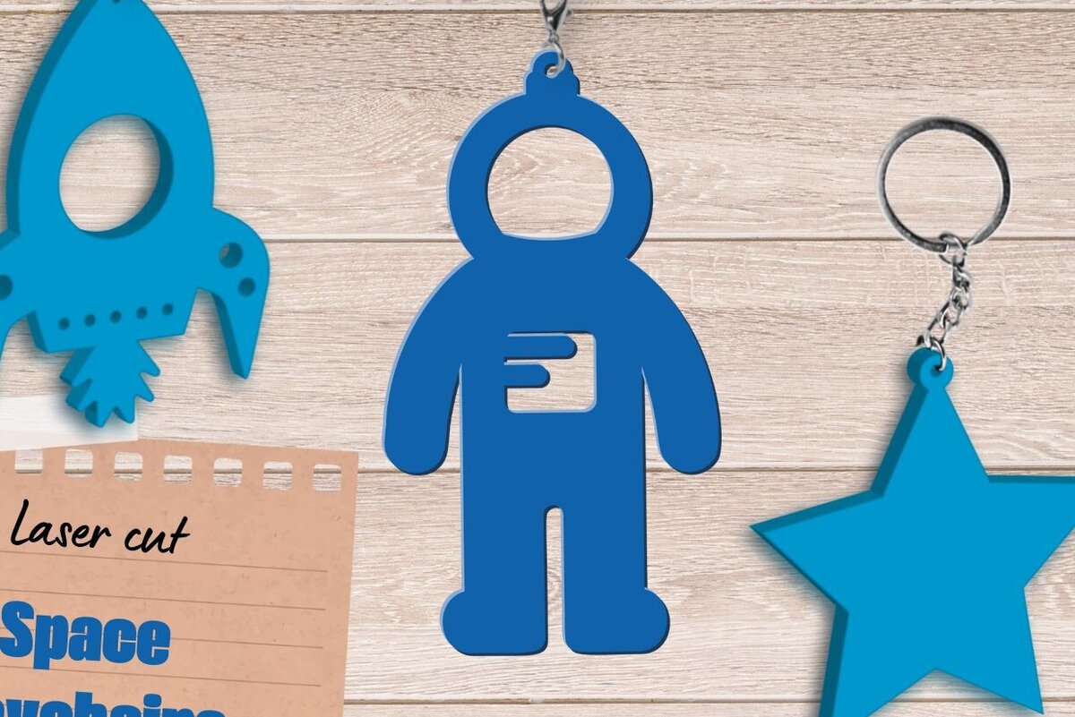 Intra απο ξύλο plywood 3mm-4mm πάχος – Διαστημικό Στολίδι για, Rocket Δίασταση  20x20 cm INTRAFABR-83112181