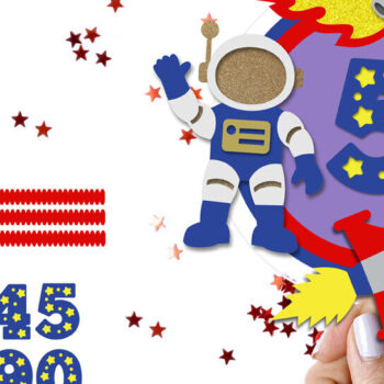 Intra απο ξύλο plywood 3mm-4mm πάχος – Space Aries Cake Topper 3D Δίασταση 20x20 cm INTRAFABR-115085663 - Image 1