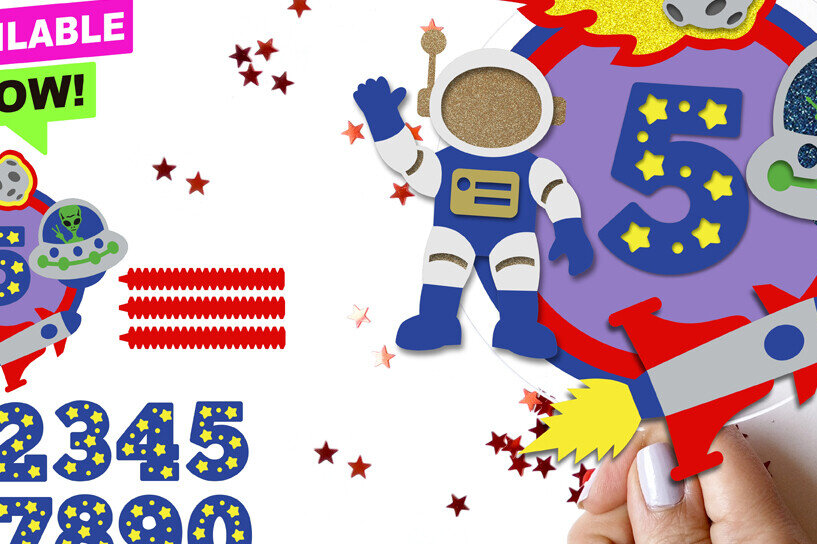 Intra απο ξύλο plywood 3mm-4mm πάχος – Space Aries Cake Topper 3D Δίασταση  20x20 cm INTRAFABR-115085663