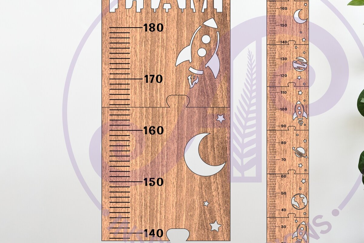 Intra απο ξύλο plywood 3mm-4mm πάχος – Διάγραμμα Ύψους Παιδικών Προσωποποιημένου Διαστήματος Δίασταση  20x20 cm INTRAFABR-119989855