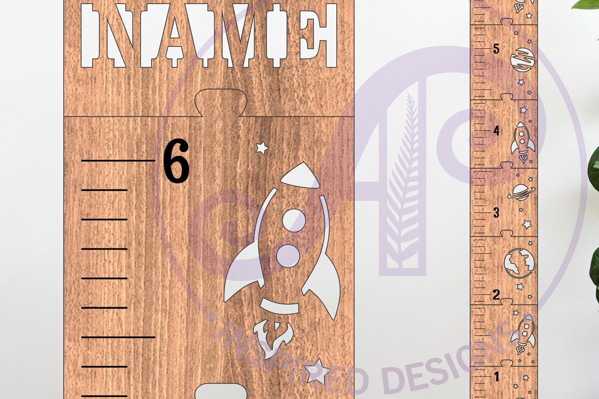 Intra απο ξύλο plywood 3mm-4mm πάχος – Διάγραμμα Ύψους Παιδικών Προσωποποιημένου Διαστήματος Δίασταση  20x20 cm INTRAFABR-119989799