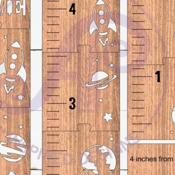 Intra απο ξύλο plywood 3mm-4mm πάχος – Διάγραμμα Ύψους Παιδικών Προσωποποιημένου Διαστήματος Δίασταση  20x20 cm INTRAFABR-119989799 - Image 2