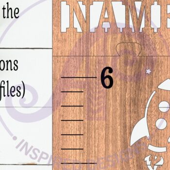 Intra απο ξύλο plywood 3mm-4mm πάχος – Διάγραμμα Ύψους Παιδικών Προσωποποιημένου Διαστήματος Δίασταση  20x20 cm INTRAFABR-119989799 - Image 3