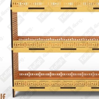 Intra απο ξύλο plywood 3mm-4mm πάχος – Προϊόν οργάνωσης γραφείου-τοίχων που εξοικονομεί χώρο Δίασταση  20x20 cm INTRAFABR-122164834 - Image 2