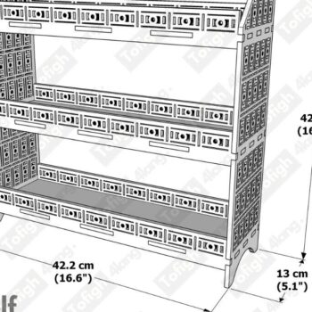 Intra απο ξύλο plywood 3mm-4mm πάχος – Προϊόν οργάνωσης γραφείου-τοίχων που εξοικονομεί χώρο Δίασταση  20x20 cm INTRAFABR-122164834 - Image 3