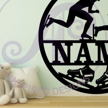 Intra απο ξύλο plywood 3mm-4mm πάχος – Σήμα ανδρικού Skater Speed ​​Skater,, Sports Δίασταση  20x20 cm INTRAFABR-85661892 - Image 2