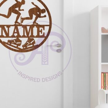 Intra απο ξύλο plywood 3mm-4mm πάχος – Σήμα ανδρικού Skater Speed ​​Skater,, Sports Δίασταση  20x20 cm INTRAFABR-85661892 - Image 4