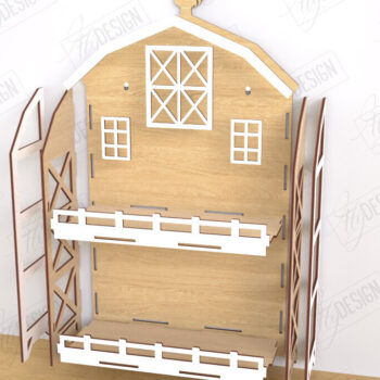 Intra απο ξύλο plywood 3mm-4mm πάχος – Πακέτο κοπής με λέιζερ ράφι μπαχαρικών |Spice Caddy Δίασταση 20x20 cm INTRAFABR-120353346 - Image 3