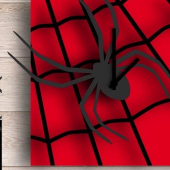 Intra απο ξύλο plywood 3mm-4mm πάχος – Spider 3D Layered Clock, Halloween Laser Δίασταση 20x20 cm INTRAFABR-32854612 - Image 6