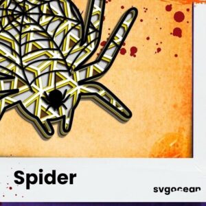 Intra απο ξύλο plywood 3mm-4mm πάχος – Spider 3D Δίασταση  20x20 cm INTRAFABR-36603612