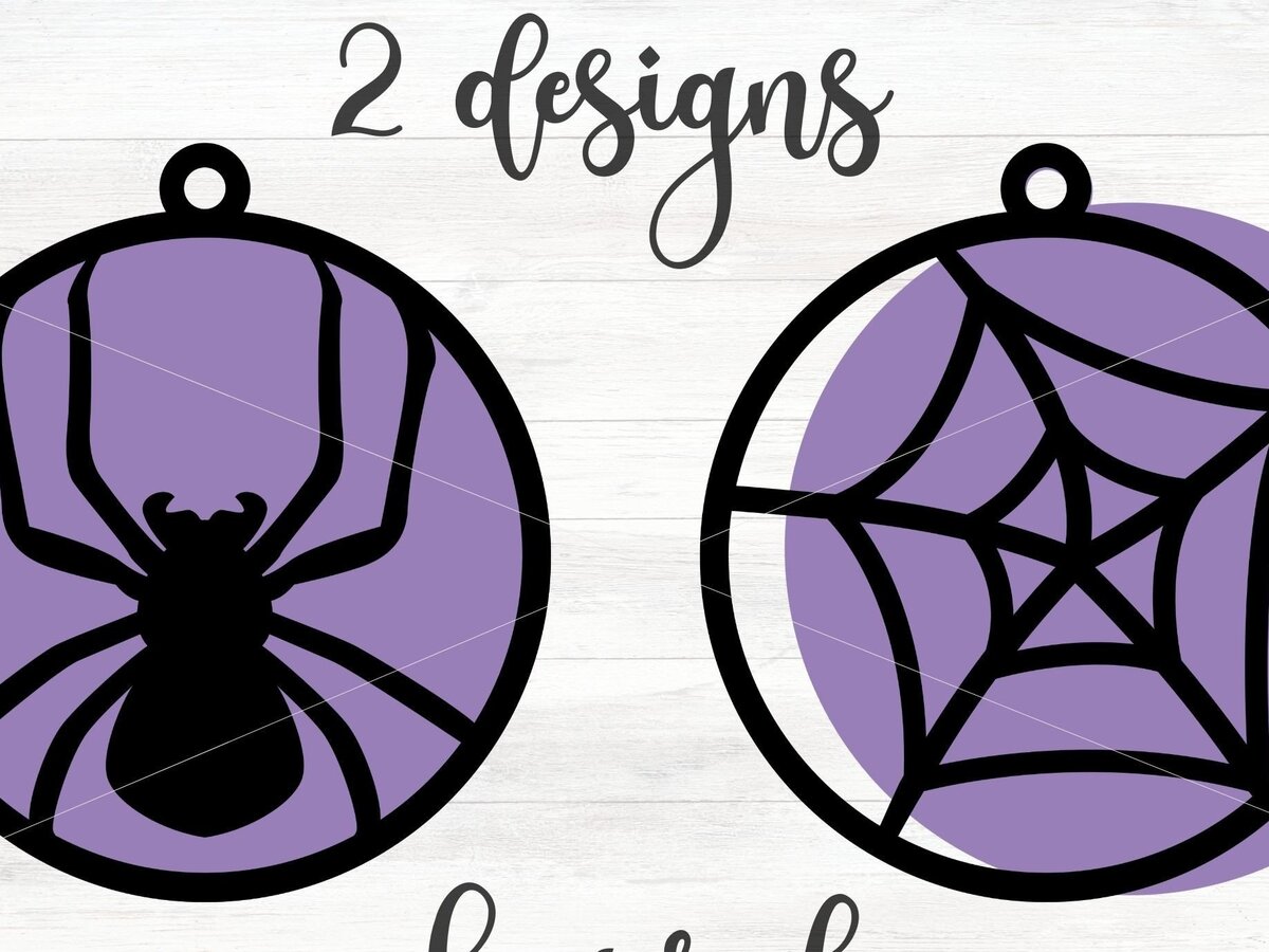 Intra απο ξύλο plywood 3mm-4mm πάχος – Πρότυπα σκουλαρικιών Spider &amp; Spiderweb Δίασταση  20x20 cm INTRAFABR-34734332