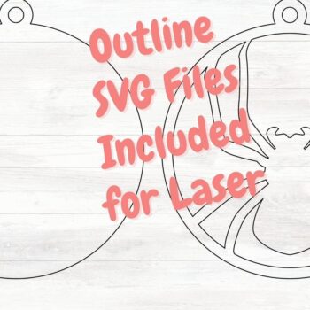 Intra απο ξύλο plywood 3mm-4mm πάχος – Πρότυπα σκουλαρικιών Spider & Spiderweb Δίασταση  20x20 cm INTRAFABR-34734332 - Image 2