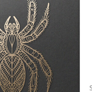 Intra απο ξύλο plywood 3mm-4mm πάχος – Spider, Mandala Spider Δίασταση  20x20 cm INTRAFABR-108855409