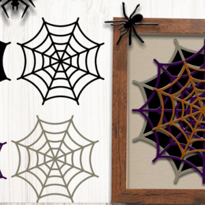 Intra απο ξύλο plywood 3mm-4mm πάχος – Spider Web 3D Δίασταση  20x20 cm INTRAFABR-35491382