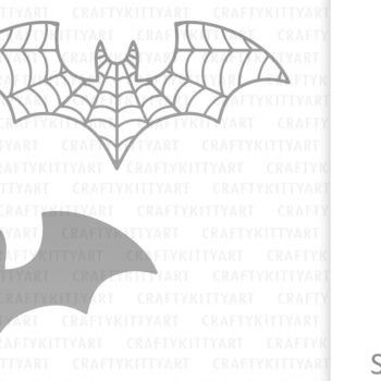 Intra απο ξύλο plywood 3mm-4mm πάχος – Spider Web Bat Topper για τούρτα Halloween Δίασταση 20x20 cm INTRAFABR-107562505 - Image 6