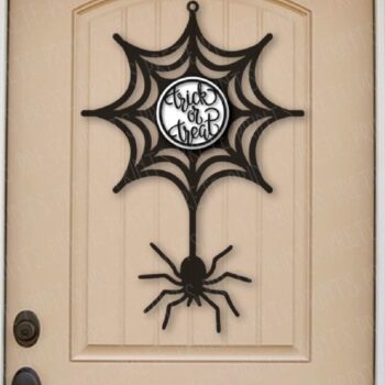 Intra απο ξύλο plywood 3mm-4mm πάχος – Πινακίδα πόρτας ιστού αράχνης Δίασταση  20x20 cm INTRAFABR-32403261 - Image 2