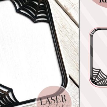 Intra απο ξύλο plywood 3mm-4mm πάχος – Spider Web Frame Δίασταση  45x45 cm INTRAFABR-72568683 - Image 1