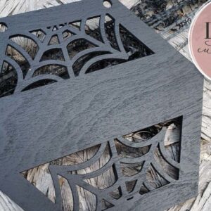 Intra απο ξύλο plywood 3mm-4mm πάχος – Spider Web Monogamous Δίασταση  20x20 cm INTRAFABR-72568965