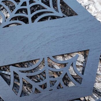 Intra απο ξύλο plywood 3mm-4mm πάχος – Spider Web Monogamous Δίασταση  20x20 cm INTRAFABR-72568965 - Image 4