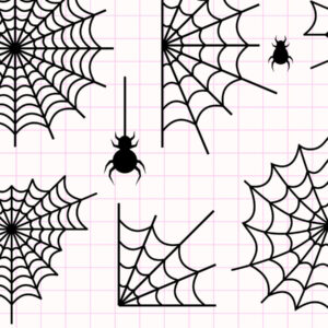 Intra απο ξύλο plywood 3mm-4mm πάχος – Πακέτο Spider Web | Halloween Δίασταση  20x20 cm INTRAFABR-104702049