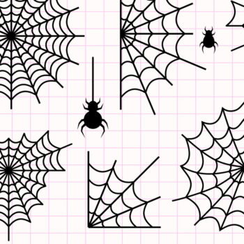 Intra απο ξύλο plywood 3mm-4mm πάχος – Πακέτο Spider Web | Halloween Δίασταση 20x20 cm INTRAFABR-104702049 - Image 1