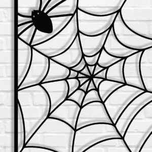 Intra απο ξύλο plywood 3mm-4mm πάχος – Spider Web Art Wall Art, Halloween Δίασταση  40x30 cm INTRAFABR-78944948