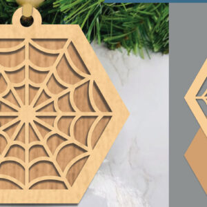 Intra απο ξύλο plywood 3mm-4mm πάχος – Στολίδι με ιστούς αράχνης Δίασταση  20x20 cm INTRAFABR-105774824