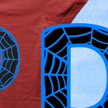 Intra απο ξύλο plywood 3mm-4mm πάχος – Μονόγραμμα Spiderweb - Γράμμα Δ Δίασταση  20x20 cm INTRAFABR-91979850 - Image 2