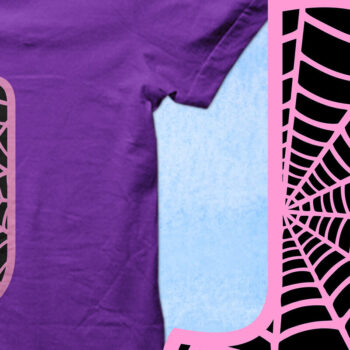 Intra απο ξύλο plywood 3mm-4mm πάχος – Μονόγραμμα Spiderweb - Letter J Δίασταση 20x20 cm INTRAFABR-91980416 - Image 2