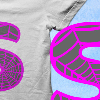 Intra απο ξύλο plywood 3mm-4mm πάχος – Μονόγραμμα Spiderweb - Letter S Δίασταση  20x20 cm INTRAFABR-91981372 - Image 2