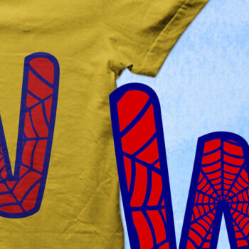 Intra απο ξύλο plywood 3mm-4mm πάχος – Μονόγραμμα Spiderweb - Επιστολή W Δίασταση  20x20 cm INTRAFABR-91981900 - Image 2