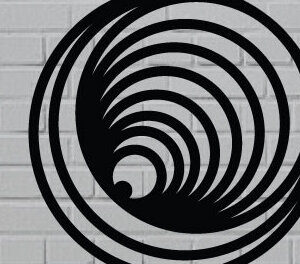 Intra απο ξύλο plywood 3mm-4mm πάχος – Αρχεία κοπής με λέιζερ μεταλλικού τοίχου Spiralart Δίασταση  40x30 cm INTRAFABR-120591259