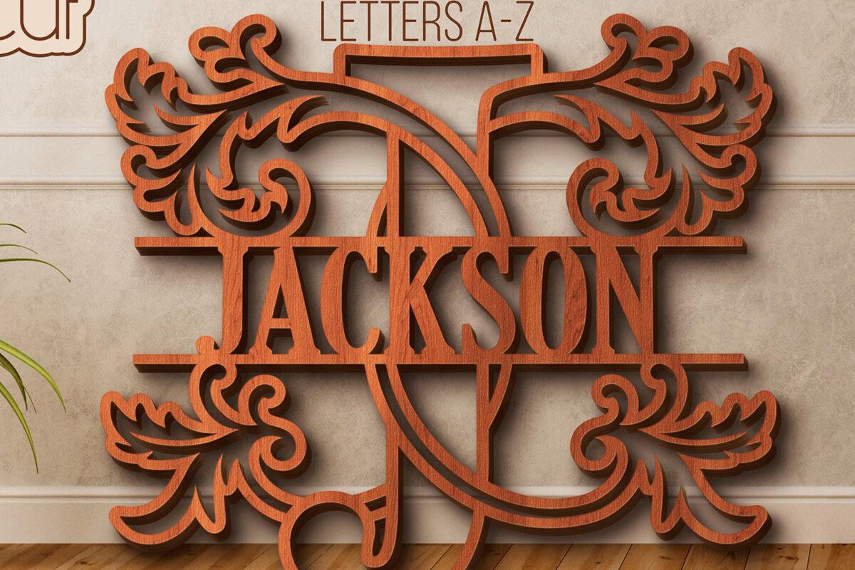 Intra απο ξύλο plywood 3mm-4mm πάχος – Μονόγραμμα χωριστών γραμμάτων Δίασταση  20x20 cm INTRAFABR-16818169