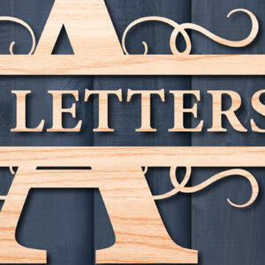 Intra απο ξύλο plywood 3mm-4mm πάχος – Διαχωρισμένα γράμματα a-Z, Πακέτο αλφαβήτου Δίασταση  20x20 cm INTRAFABR-26412042