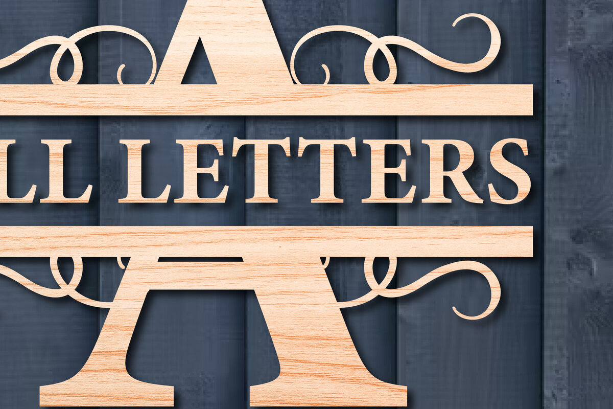 Intra απο ξύλο plywood 3mm-4mm πάχος – Διαχωρισμένα γράμματα a-Z, Πακέτο αλφαβήτου Δίασταση  20x20 cm INTRAFABR-26412042