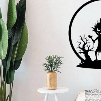 Intra απο ξύλο plywood 3mm-4mm πάχος – Spoker Halloween Metal Sign Σημάδι λέιζερ Δίασταση 40x30 cm INTRAFABR-102547400 - Image 2