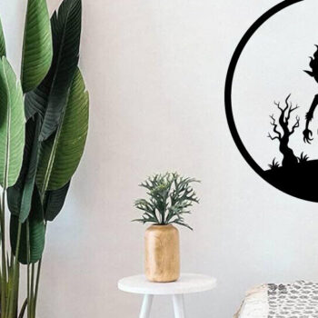 Intra απο ξύλο plywood 3mm-4mm πάχος – Spoker Halloween Metal Sign Σημάδι λέιζερ Δίασταση  40x30 cm INTRAFABR-102548157 - Image 2