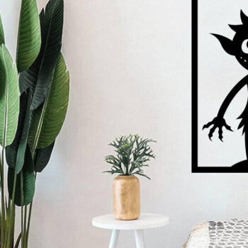 Intra απο ξύλο plywood 3mm-4mm πάχος – Spoker Halloween Metal Sign Σημάδι λέιζερ Δίασταση  40x30 cm INTRAFABR-102548315 - Image 2