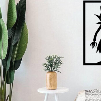 Intra απο ξύλο plywood 3mm-4mm πάχος – Spoker Halloween Metal Sign Σημάδι λέιζερ Δίασταση  40x30 cm INTRAFABR-102548385 - Image 2