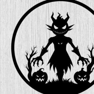 Intra απο ξύλο plywood 3mm-4mm πάχος – Spoker Halloween Metal Sign Σημάδι λέιζερ Δίασταση  40x30 cm INTRAFABR-102495375