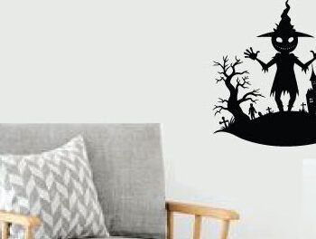 Intra απο ξύλο plywood 3mm-4mm πάχος – Spoker Halloween Metal Wall Art Laser, 3D Δίασταση  40x30 cm INTRAFABR-102015747 - Image 2