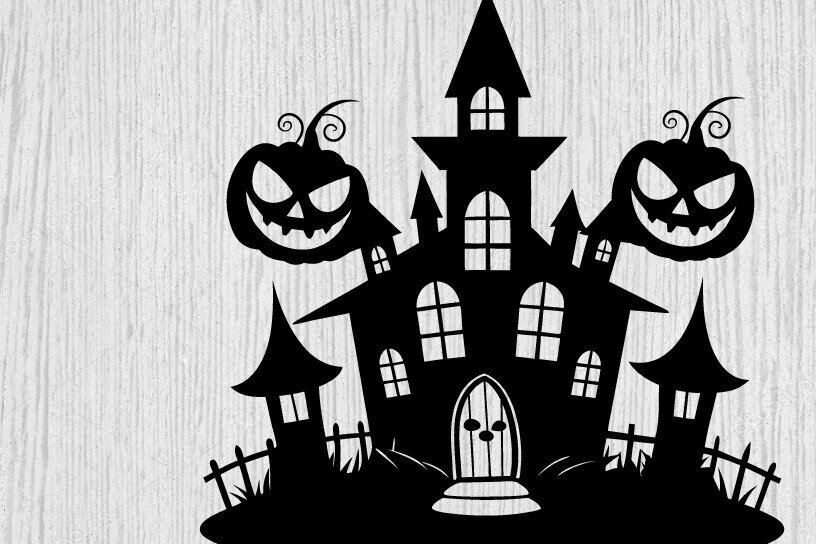 Intra απο ξύλο plywood 3mm-4mm πάχος – Spoker Halloween Metal Wall Art Laser, 3D Δίασταση  40x30 cm INTRAFABR-101635976