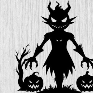 Intra απο ξύλο plywood 3mm-4mm πάχος – Spoker Halloween Metal Wall Art Laser, 3D Δίασταση  40x30 cm INTRAFABR-101636043